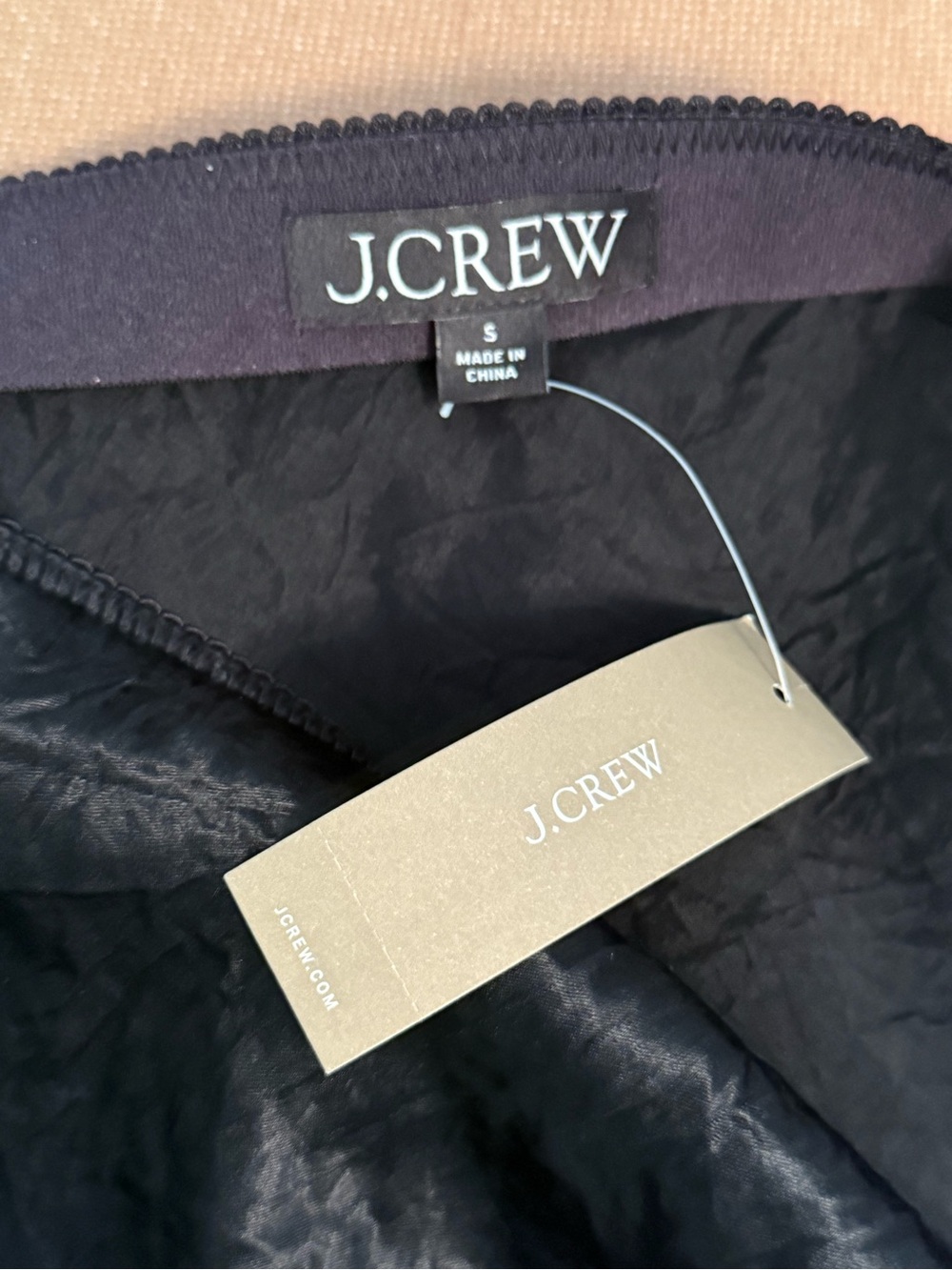 J.Crew Gwen Lace Edge Slip Skirt in Black - Picture 4 of 4
